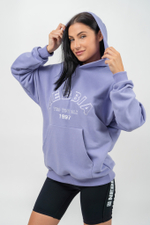 Кофта BRANDED OVERSIZED HOODIE GYM RAT 256 Лиловая