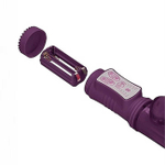 Вибратор с клиторальным стимулятором в форме жука Rotating Beetle, фиолетовый (Цвет: фиолетовый)