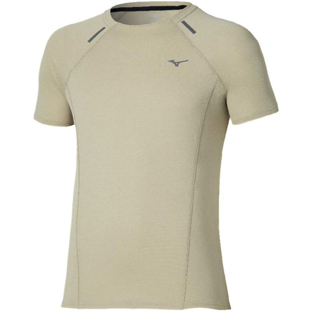 Мужская теннисная футболка Mizuno Active Dry Auero Flow Short-Sleeve - elm