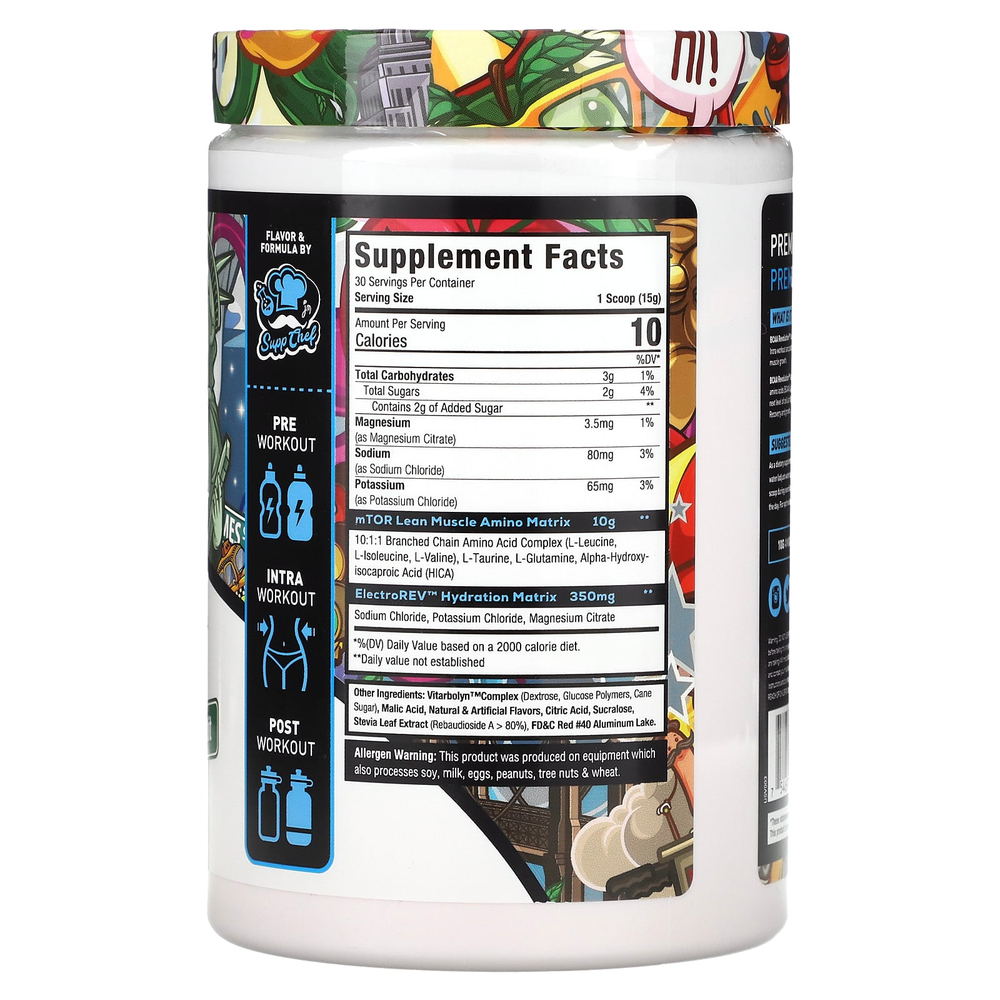 MuscleSport, BCAA, Revolution, фруктовый пунш, 450 г (15,9 унции)