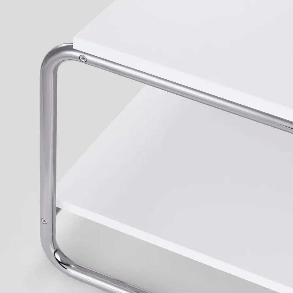 Журнальный стол - BAGGBODA  IKEA/ БАГГЕБО ИКЕА, 71х50х47 см, белый