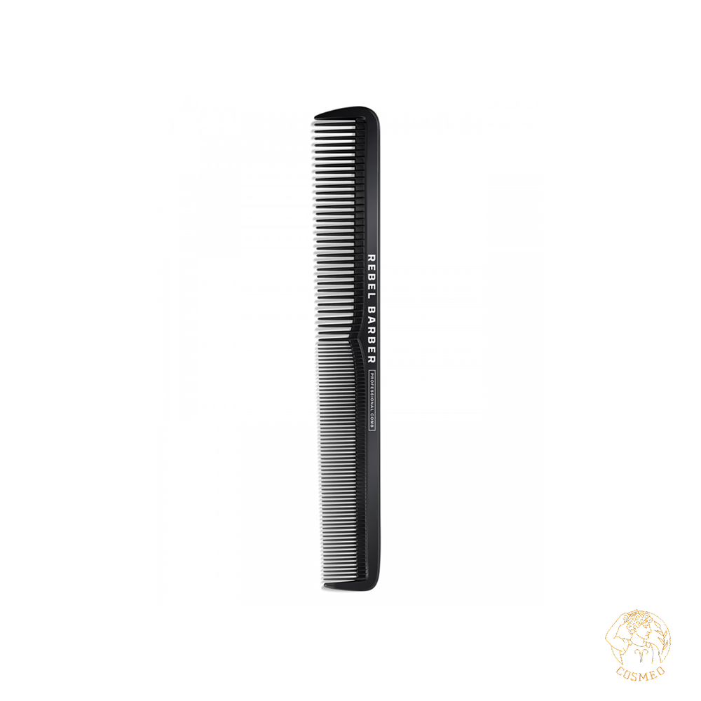 Парикмахерская расческа REBEL BARBER TOTAL BLACK R340