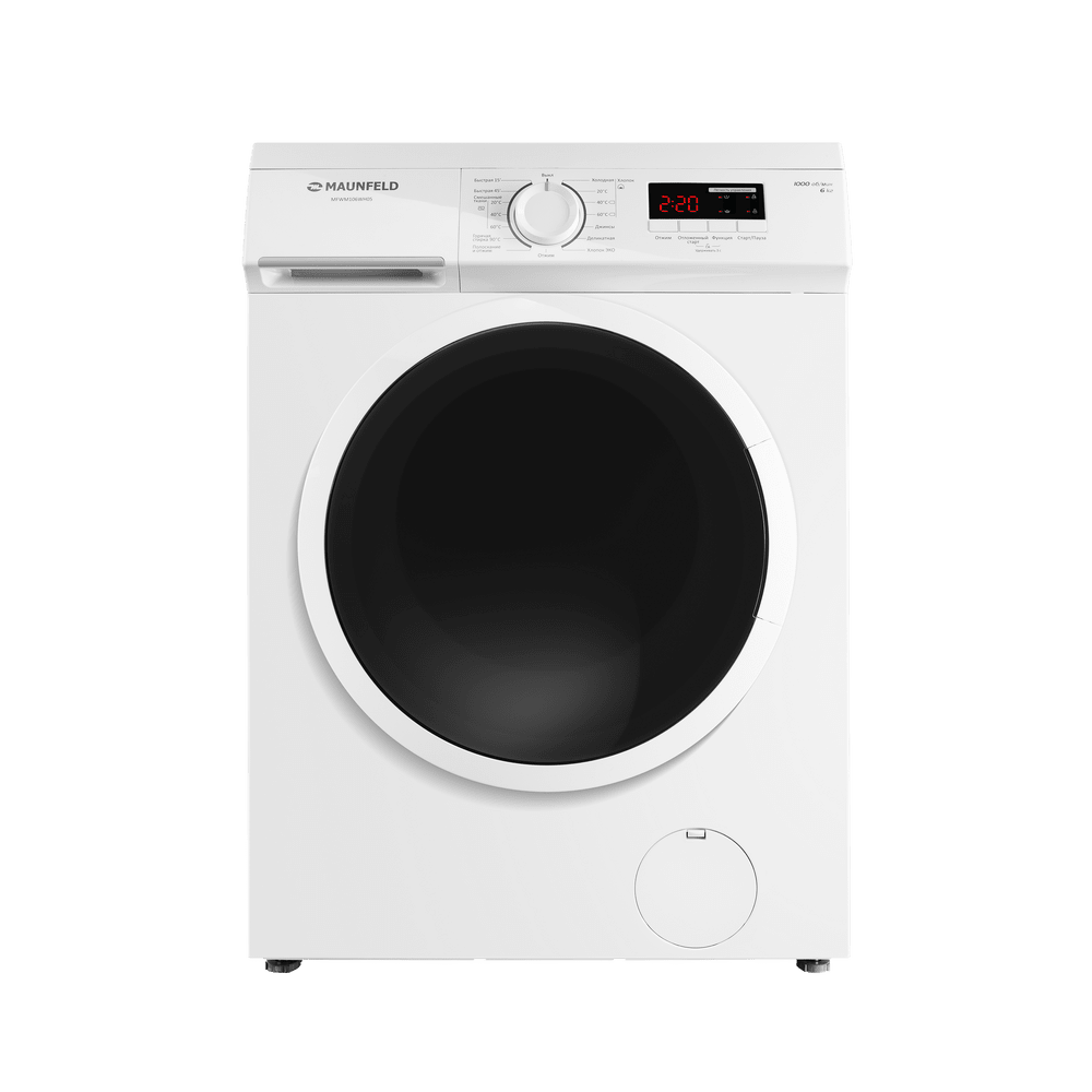 Стиральная машина  MAUNFELD MFWM106WH05 6 кг.