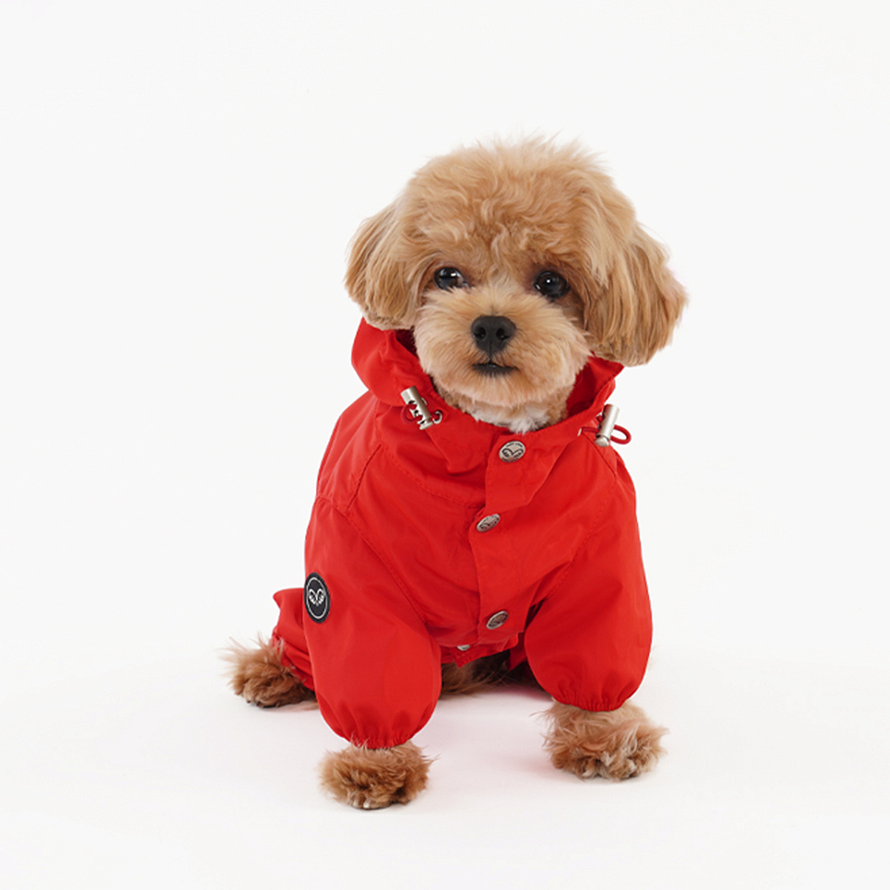 151 PA-OW Дождевик для собак-мальчкиков с фиксаторами по талии (унисекс) PUPPY ANGEL® MAGAGIO™ V2