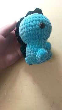 Вязаная игрушка ручной работы "Дракончик"