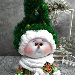 Снеговик «Макусик Елка» ручной работы / 23-55 см