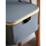 Корзина для белья neat low, 40x33x20 см, серая