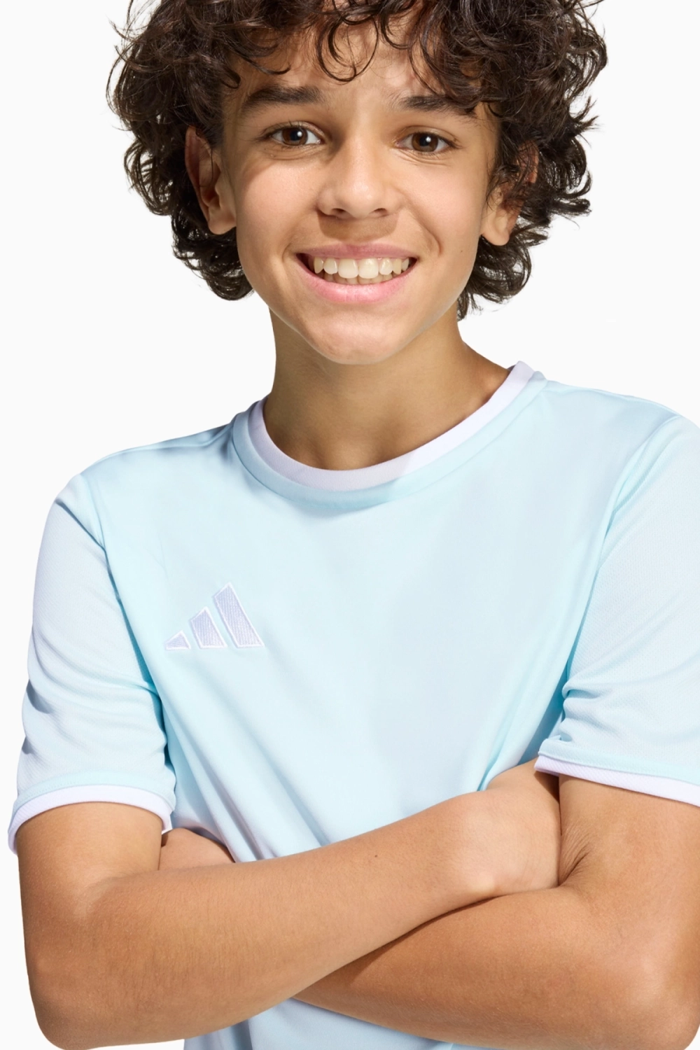 Футболка adidas Entrada 26 Junior - голубой