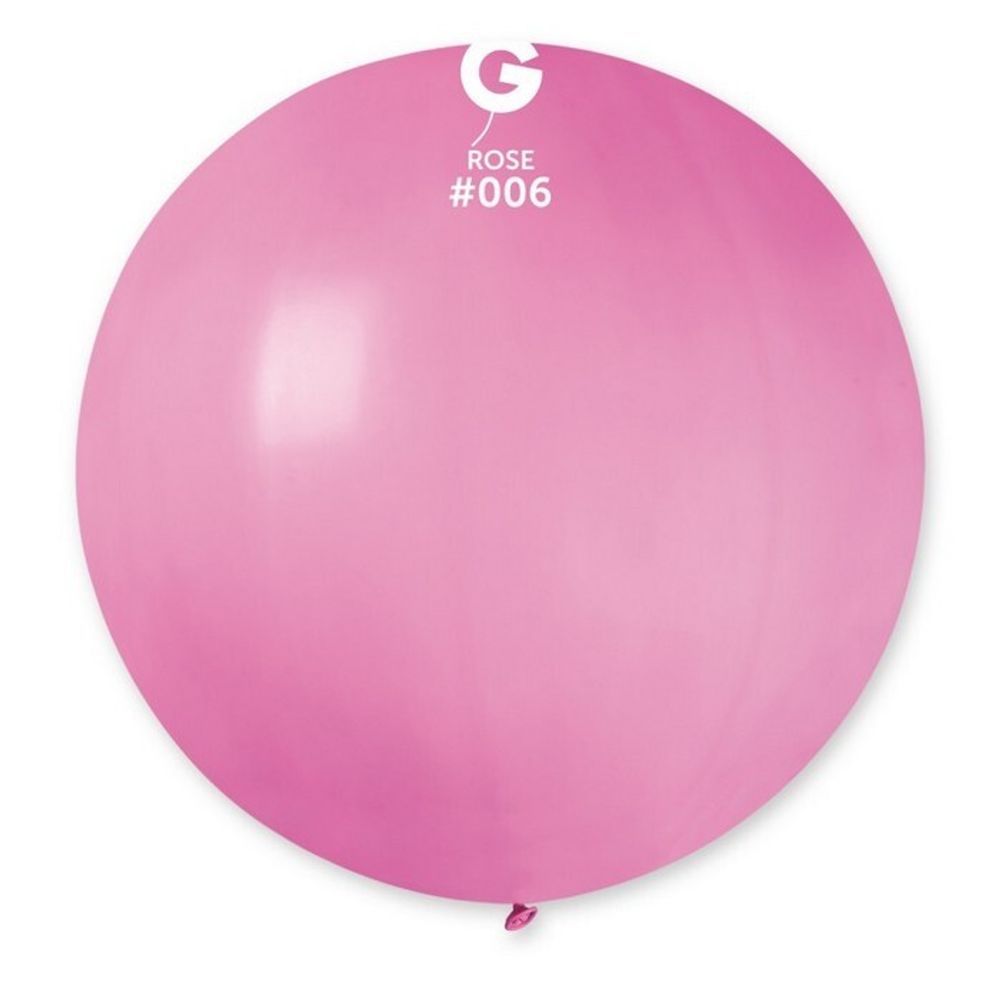 Воздушный шар Gemar, цвет 006 пастель, розовый, 1 шт. размер 27&quot;