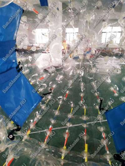 Светящийся зорб "Магический шар" ТПУ, диаметр 2.5 м