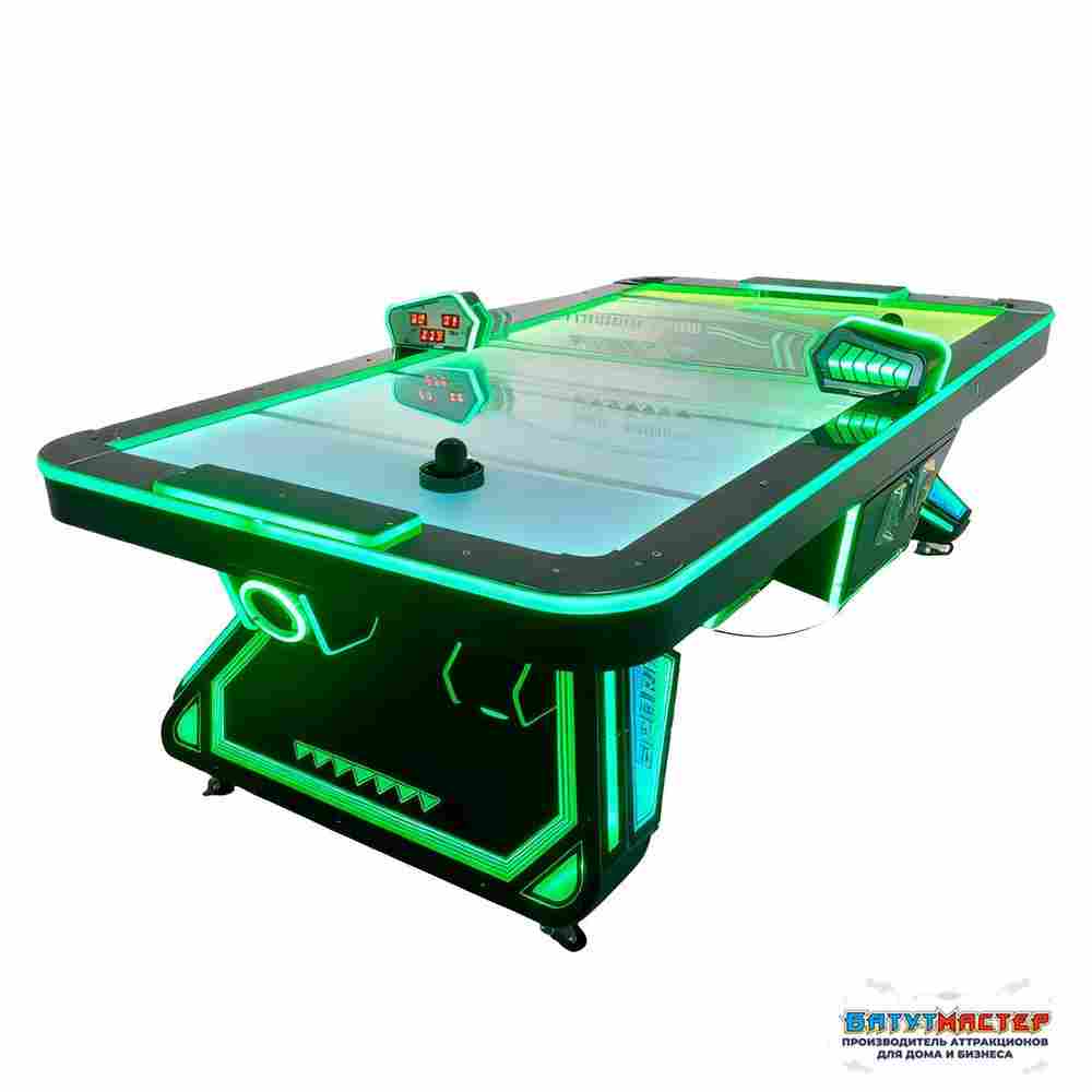 Аэрохоккей большой коммерческий «Радар» для игровых зон, 210×120×98 см