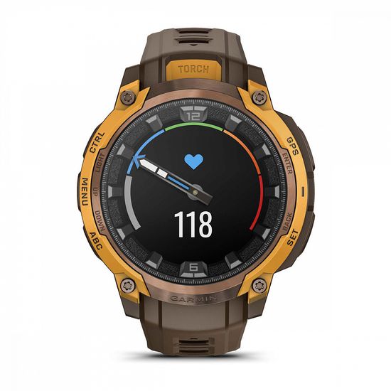 Умные часы Garmin Instinct Crossover AMOLED Bronze/Sunburst