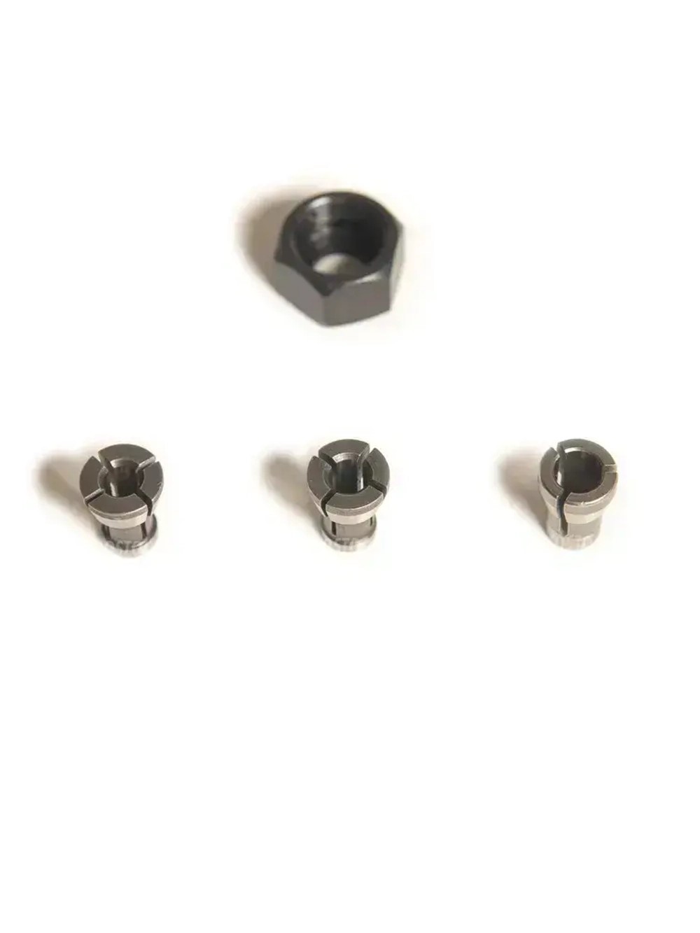 Набор цанг для фрезера RT0700C с гайкой