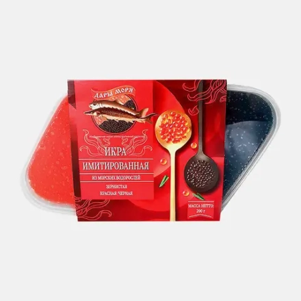 Икра Дары Моря красная черная аналог 200г