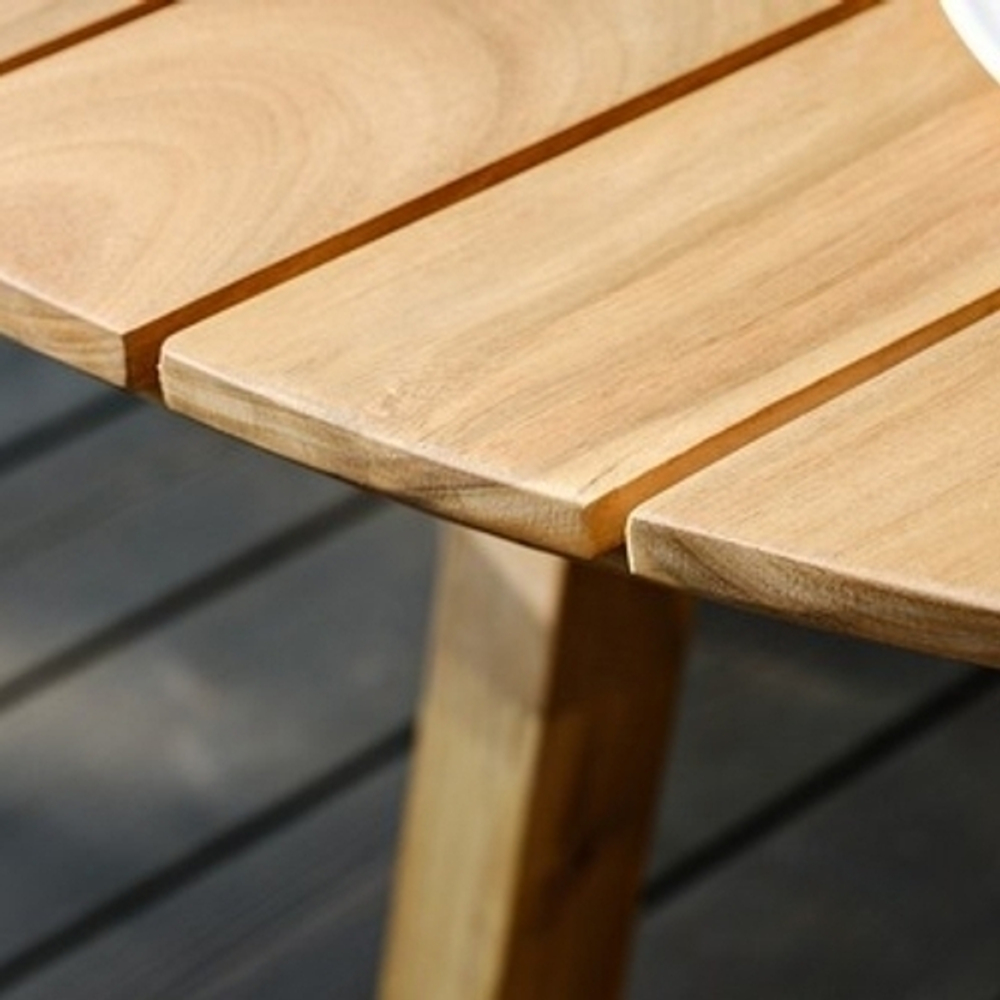 Стол садовый обеденный из акации MODENA круглый 116 см