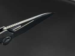 Складной нож Magpie M390 CrystalTi black DLC