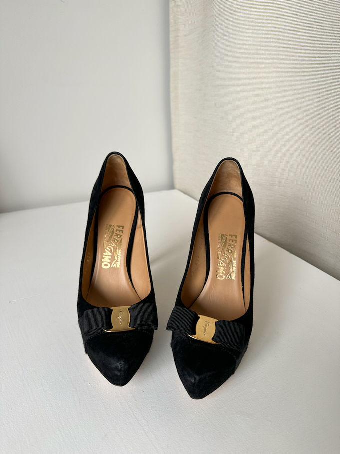 Замшевые туфли Salvatore Ferragamo, 38