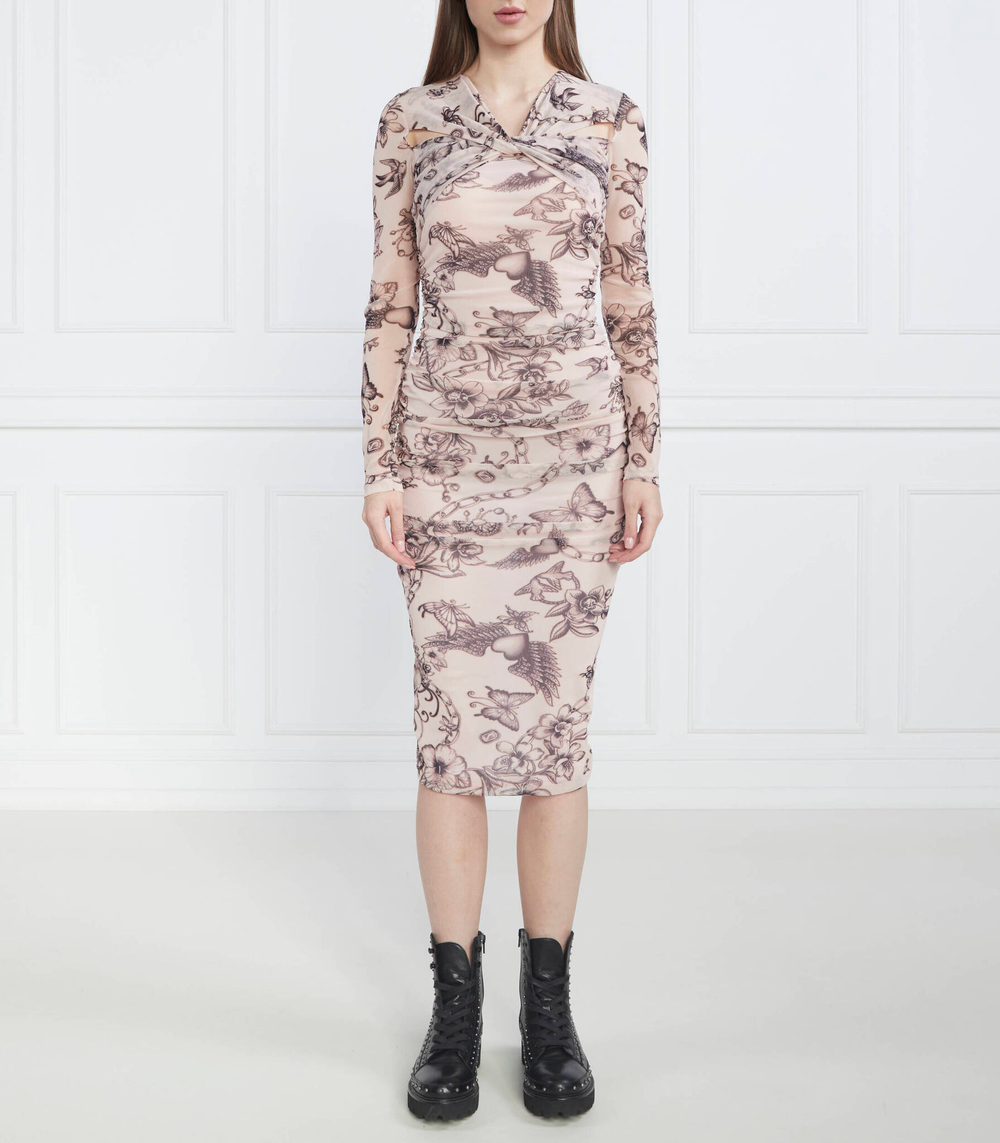 платье aderente Pinko - бежевый(101205 A0NW)