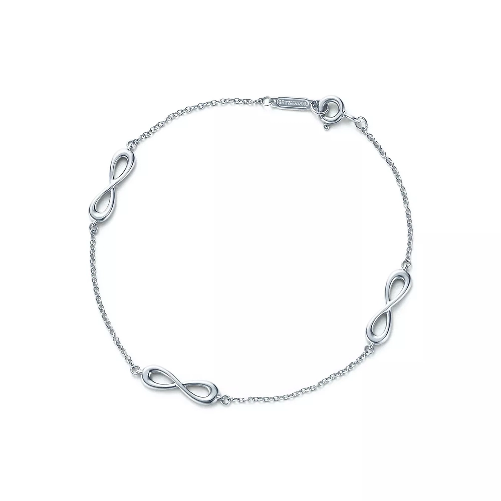 Браслет из серебра, Tiffany, infinite love❤