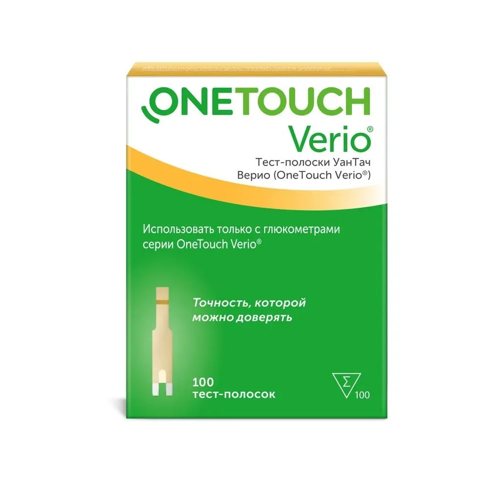 Тест полоски one touch verio 100 шт.(Вантач)