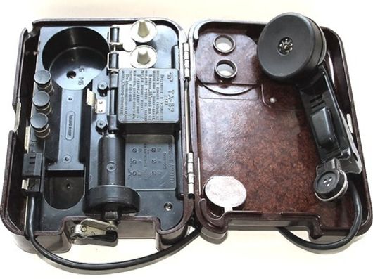 Военный полевой телефон ТА-57 оригинал СССР