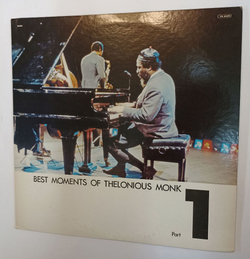 Винтажная виниловая пластинка Thelonious Monk Best Moments Of Thelonious Monk Part 1 (Japan 1975) Mono