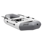 Лодка надувная для рыбалки Тонар Бриз 190 с веслами серый