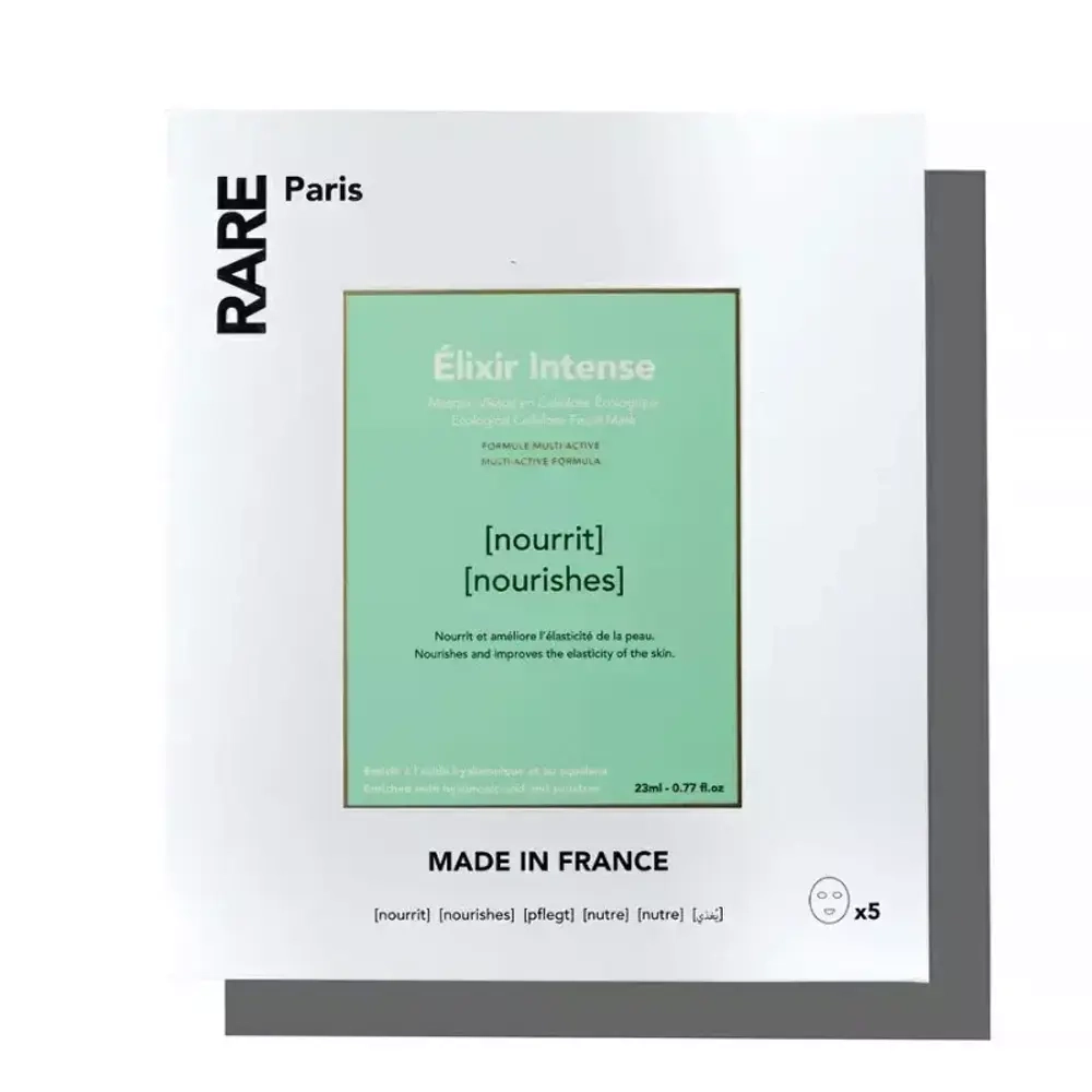 RARE Paris Elixir Intense Набор из 5 питательных тканевых масок