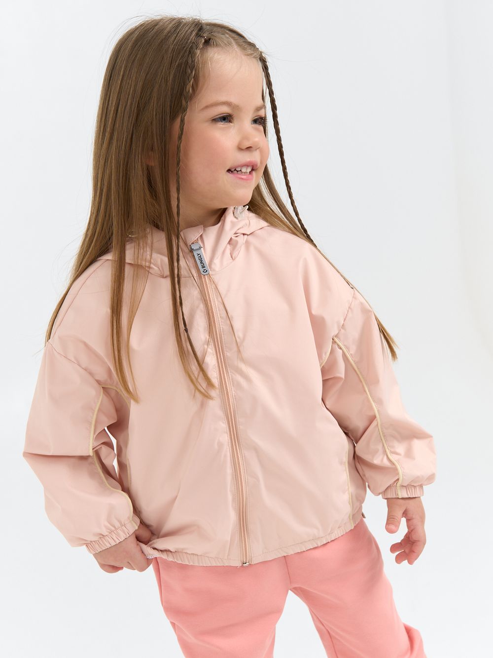 Ветровка на сетчатой подкладке "Персик"