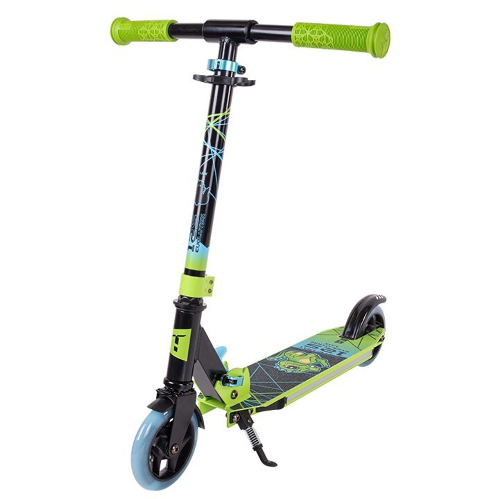 Самокат Тech Тeam COMFORT 125 Lux green 1/4 зелёный