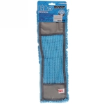 Сменная насадка для швабры «Liao» микрофибра 42х12см R130007 синяя