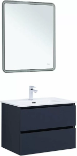 Тумба с раковиной Aquanet Вега 2.0 337948/284027 70 маренго