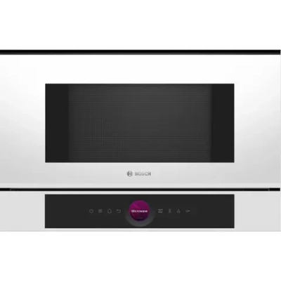 Встраиваемая микроволновая печь Bosch BFL7221W1 21л. 900Вт белая