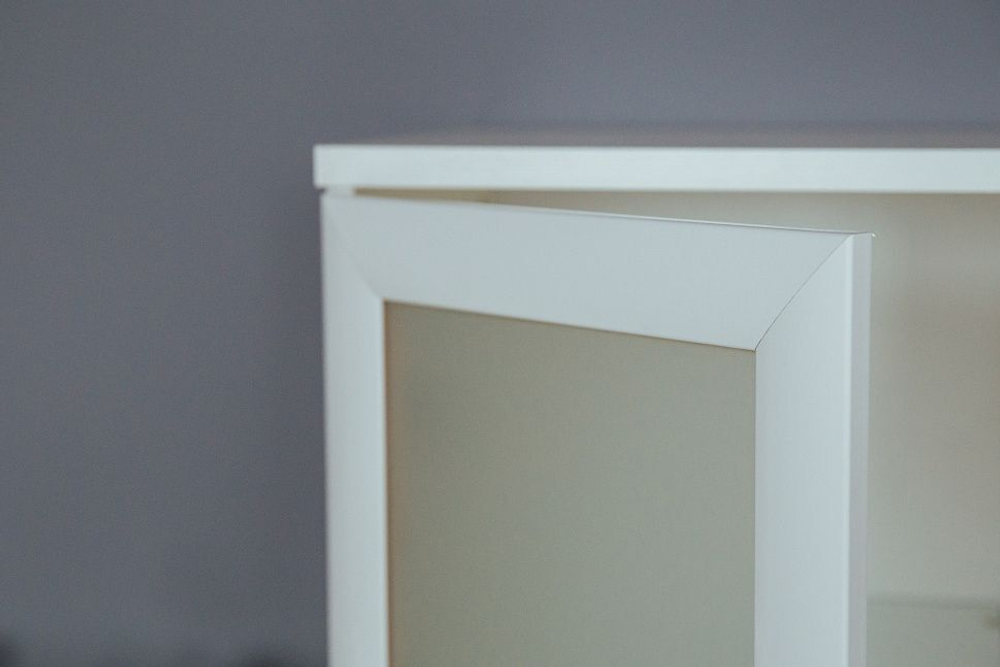 Гостиная Тиффани комплект (Белый/Белый глянец)