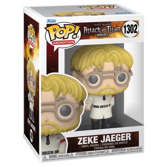 Фигурка Funko POP! Animation Attack on Titan Zeke Yeager (Exc) (1302) 66465 / Фигурка Фанко ПОП! по мотивам аниме "Атака Титанов",  Зик Йегер
