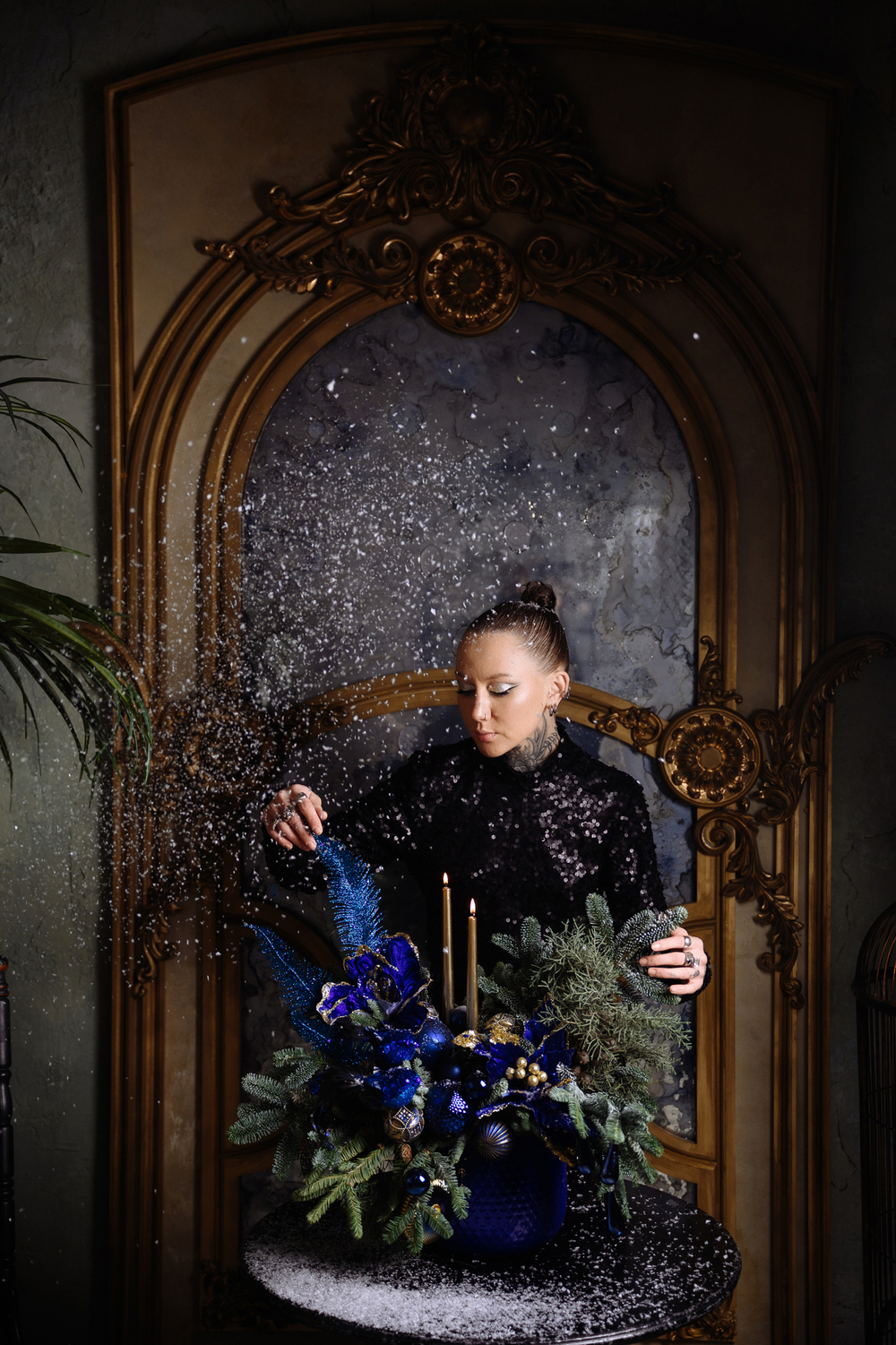 Композиция Синий иней