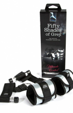 Фиксаторы-наручники Fantasy His of Gray (Цвет: черный с серым)
