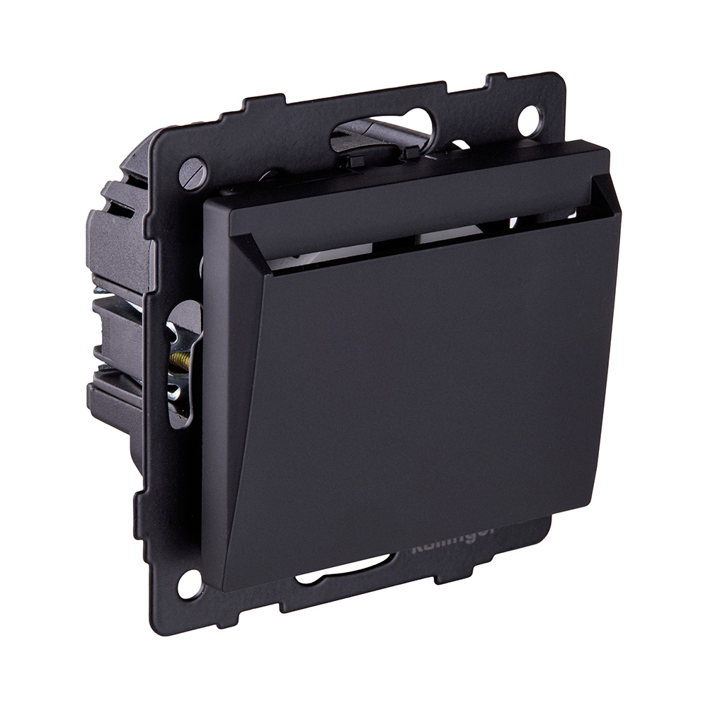 Карточный выключатель механический, черный матовый Kollinger REA-041BM для Aspekt, Eleganz, Reflex