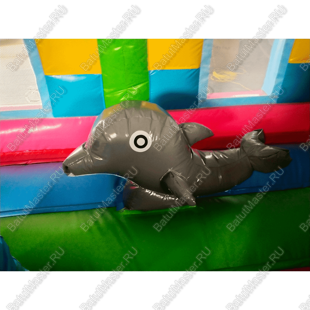 Коммерческий надувной батут "Морские обитатели 2"