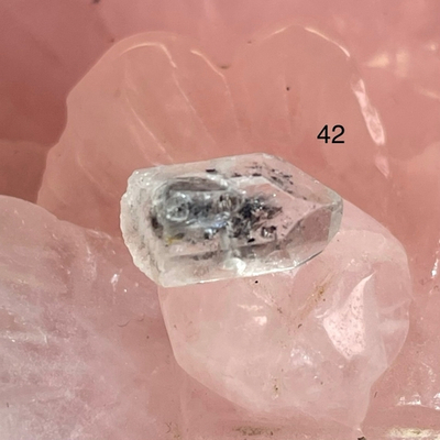 48390 Херкимерский кварц Бусина кристалл 11-16мм