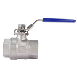 Stainless steel ball valve Elephant BV.T.Fp.316.230 986 psi, full port, Threaded NPT/BSP connection, with handle