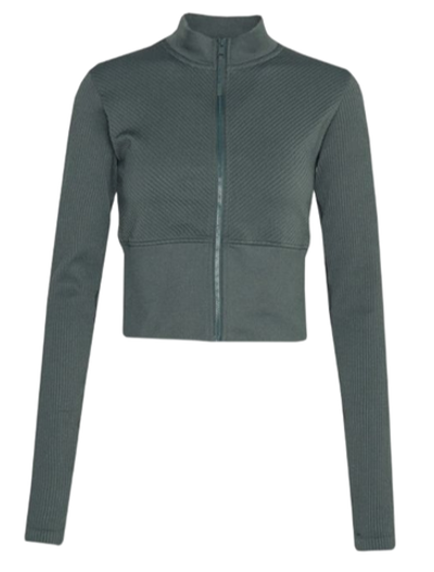 Женская теннисная куртка Calvin Klein Sameless Full Zip Jacket - Gray