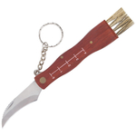 Нож грибника складной 17см с щеткой