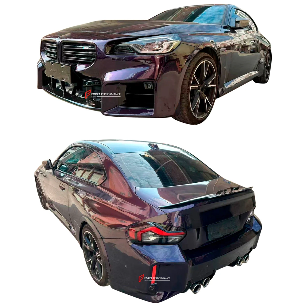 Переделка из BMW 2 серии G42 2021+ в BMW M2 G87 2023+ БМВ Обвес Бампер Решетка радиатора