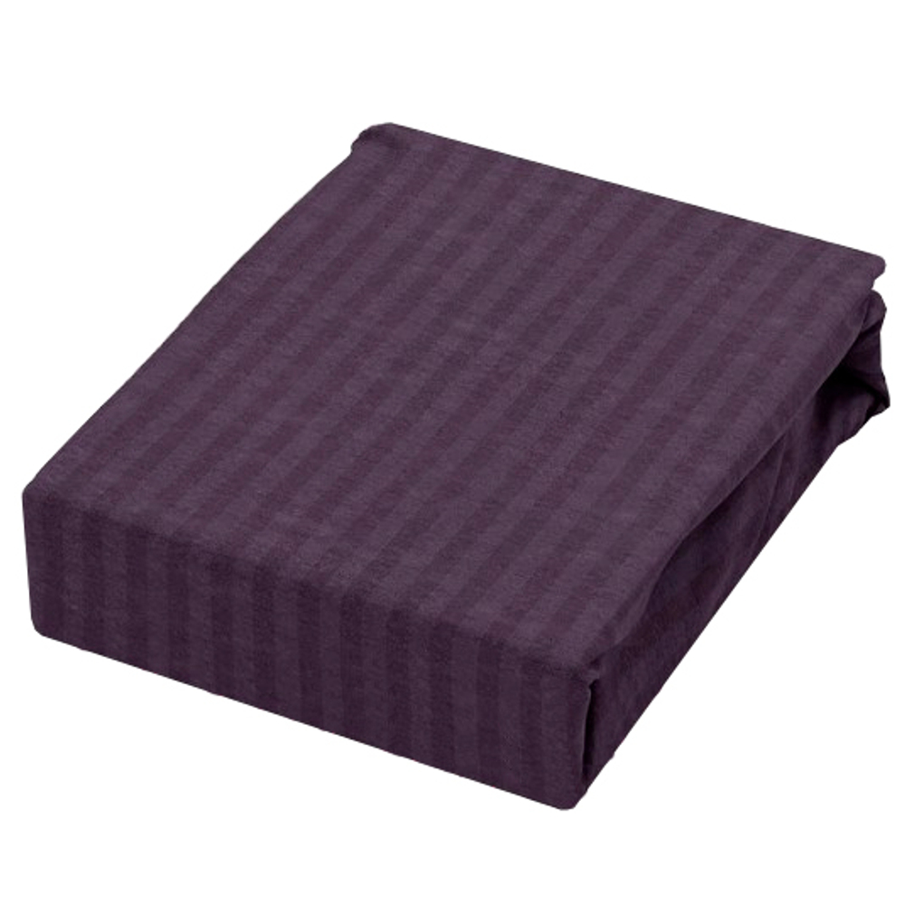 Простыня на резинке 200*160*25 DARK NIGHT, сатин