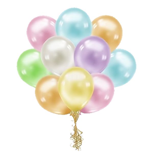 Облако шаров с гелием 