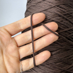 MEGA - E.Miroglio; 60% вискоза, 40% п/а; мягкий шнурок; 200м/100гр; col.6HR; цвет: Коричневый