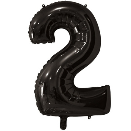 К ЦИФРА 2  26" Черный 60 см.