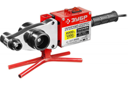 Сварочный аппарат для полипропиленовых труб, 1000/2000Вт, 50-300С, насадки 20, 25, 32, 40 , 50, 63мм, металлический кейс, 220В ЗУБР МАСТЕР АСТ-2000