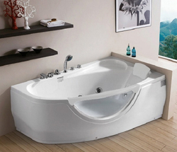 Акриловая ванна Gemy 171х99 G9046 II B R с гидромассажем